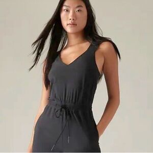 ATHLETA NWOT Savannah Black Sleeveless Dress Size S